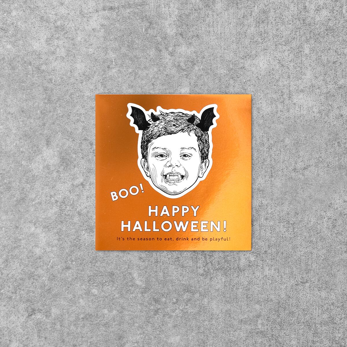 メッセージカード:HALLOWEEN