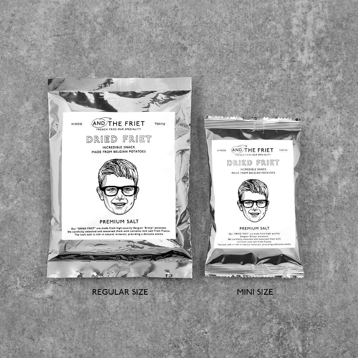 通常の2/1サイズで食べ比べ