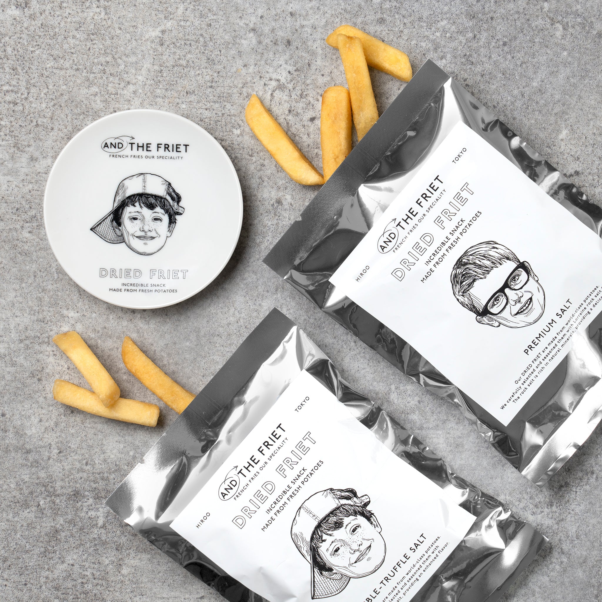 AND THE FRIET  4セット ドライフリット