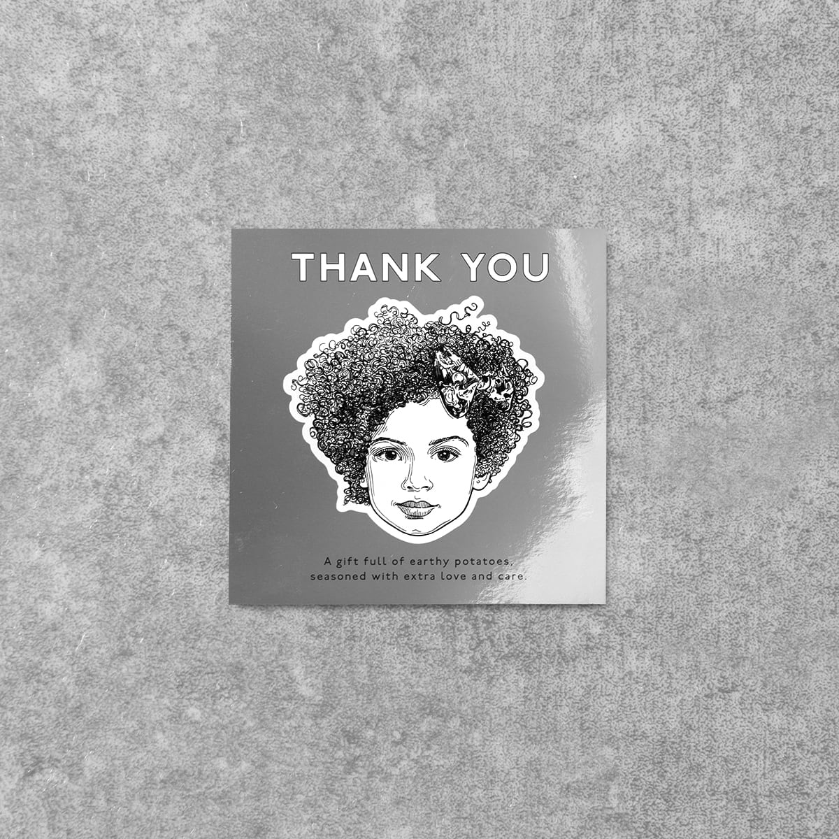 メッセージカード：THANK YOU