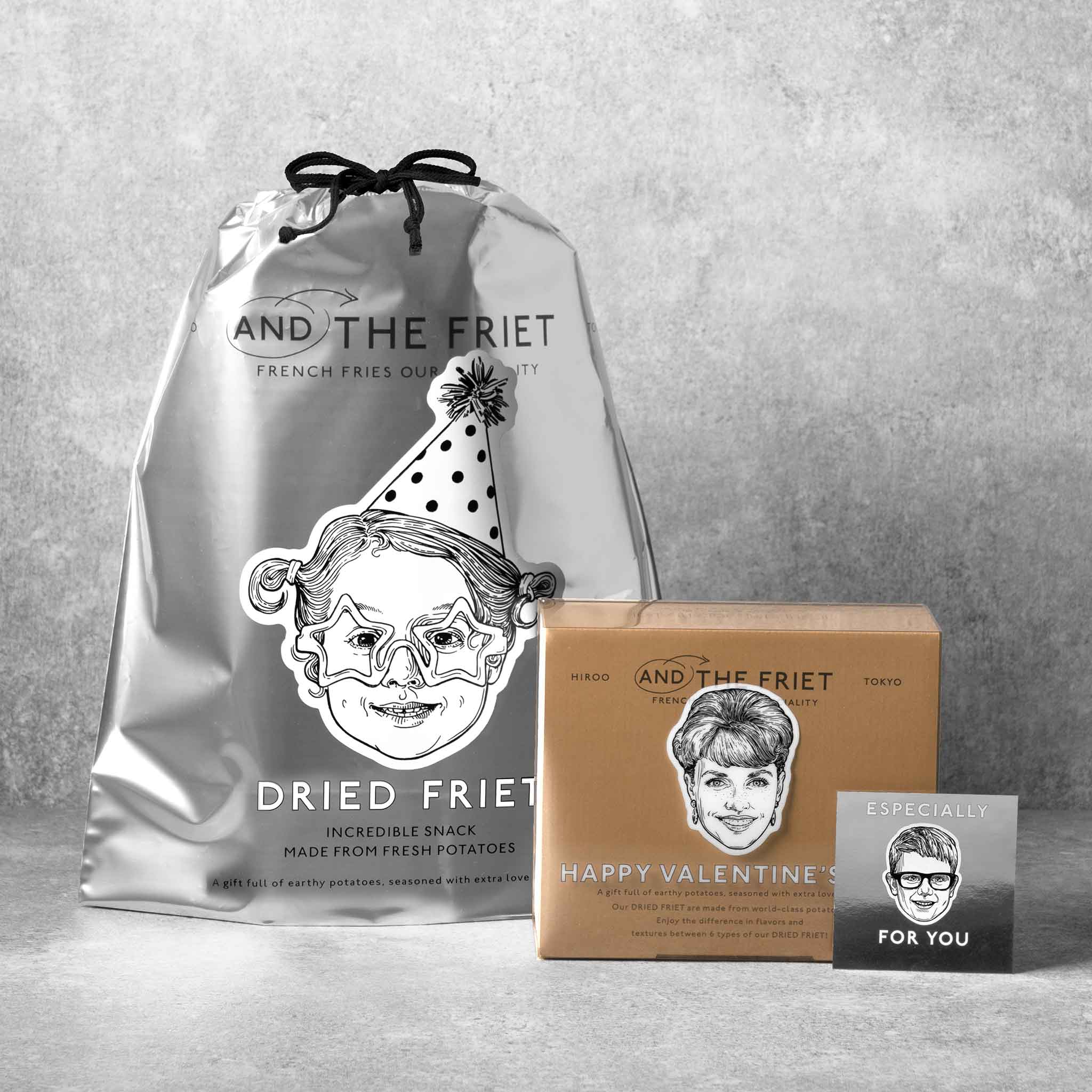 ラッピングバッグ付：バレンタイン：MINI 6-PACK GIFT BOX