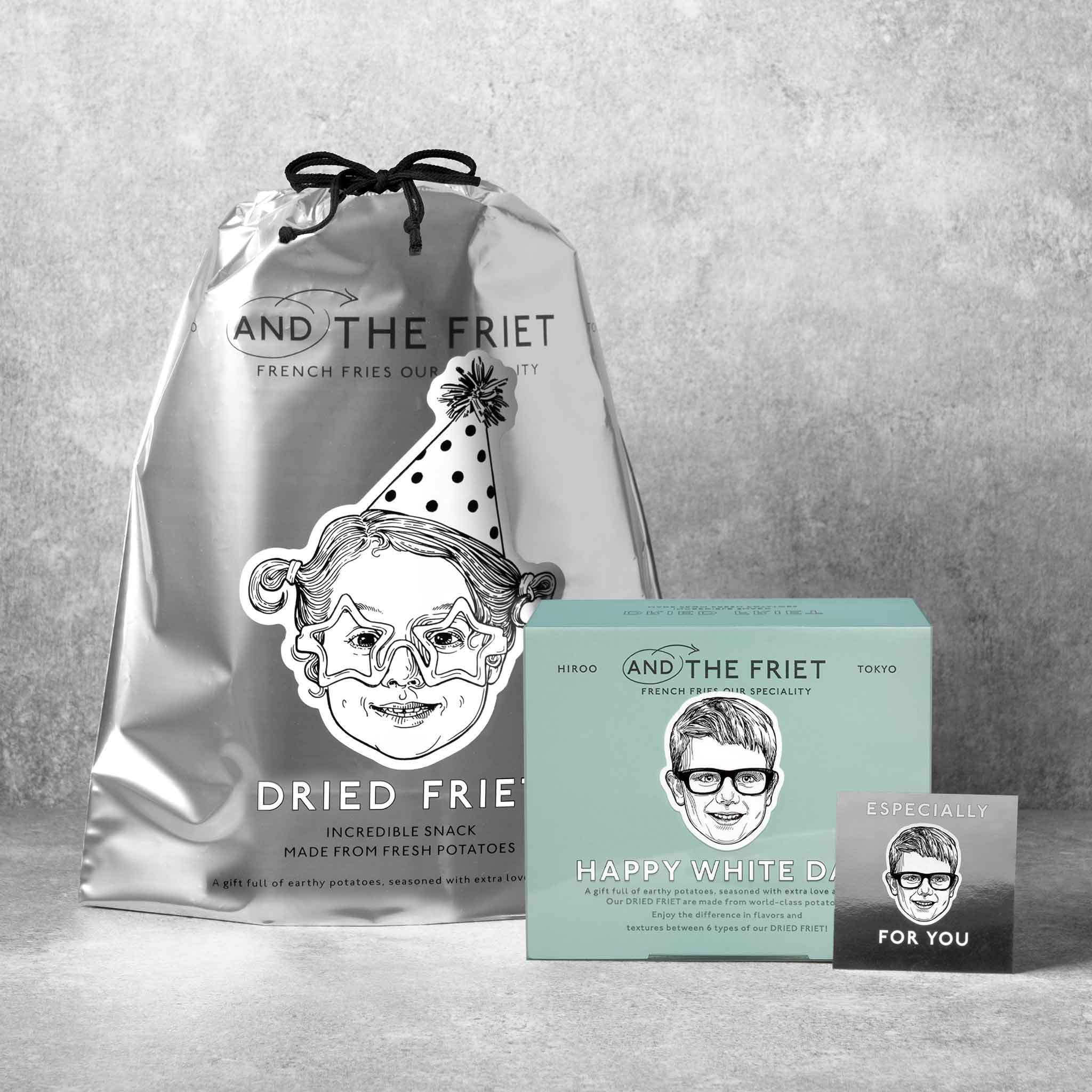 ラッピングバッグ付：ホワイトデー：MINI 6-PACK GIFT BOX