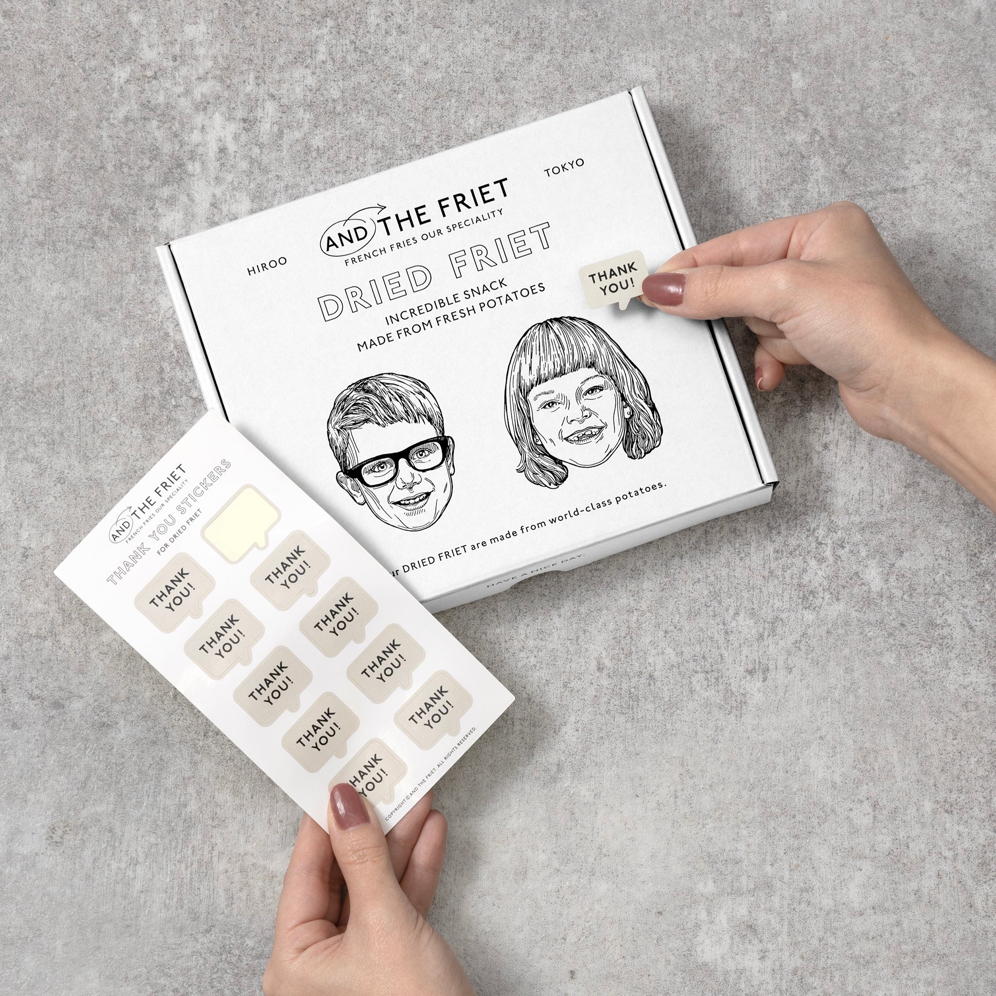 シール付：10箱セット：MINI 2-PACK GIFT BOX｜アンド ザ フリット公式