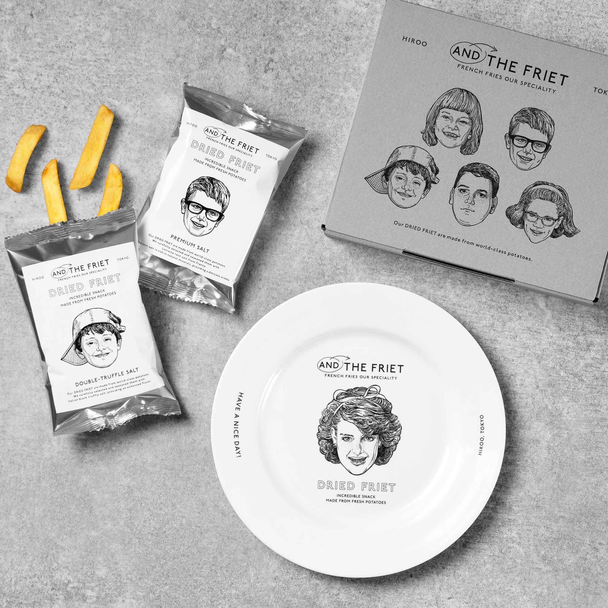 メラミン皿付：MINI 5-PACK GIFT BOX