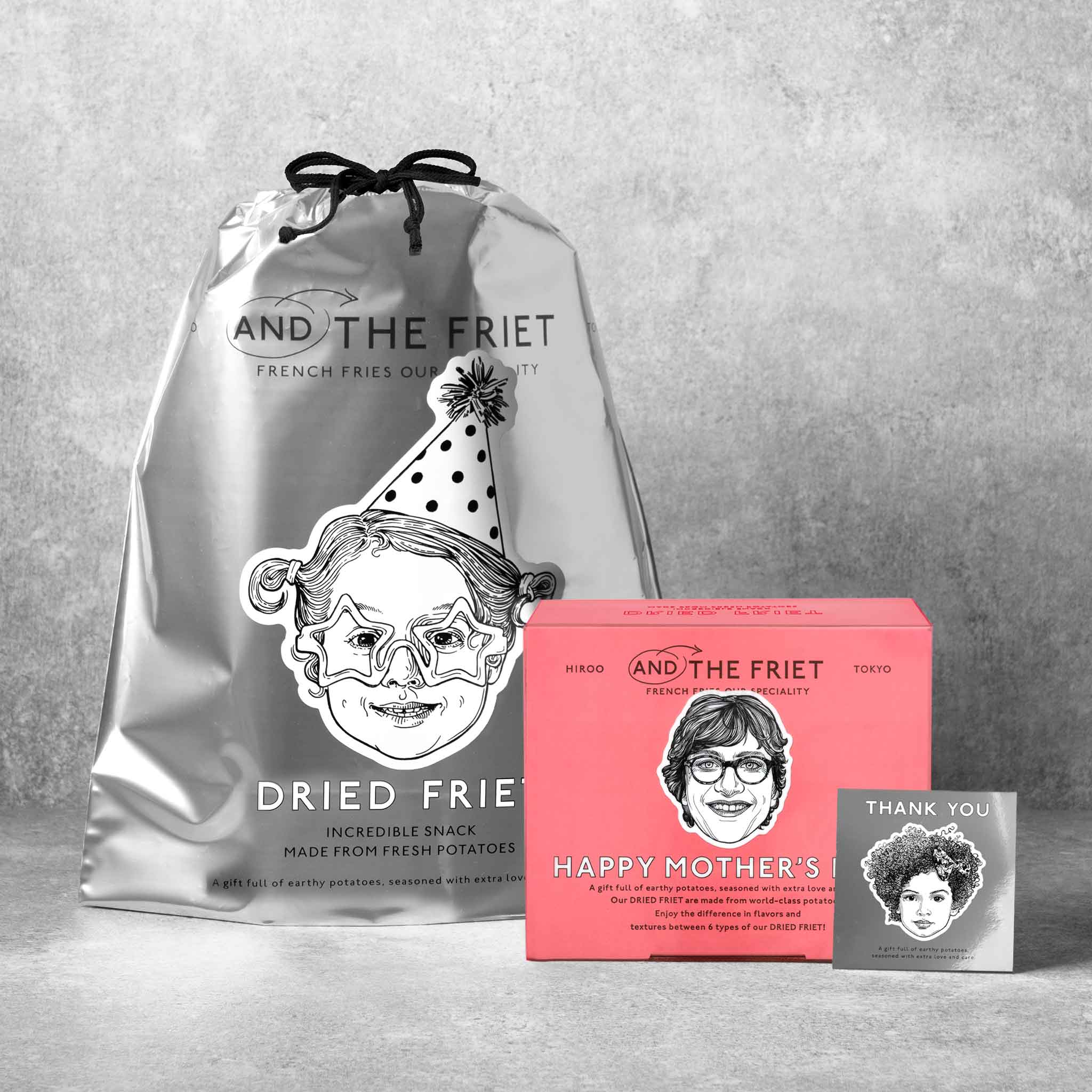 ラッピングバッグ付：母の日：MINI 6-PACK GIFT BOX