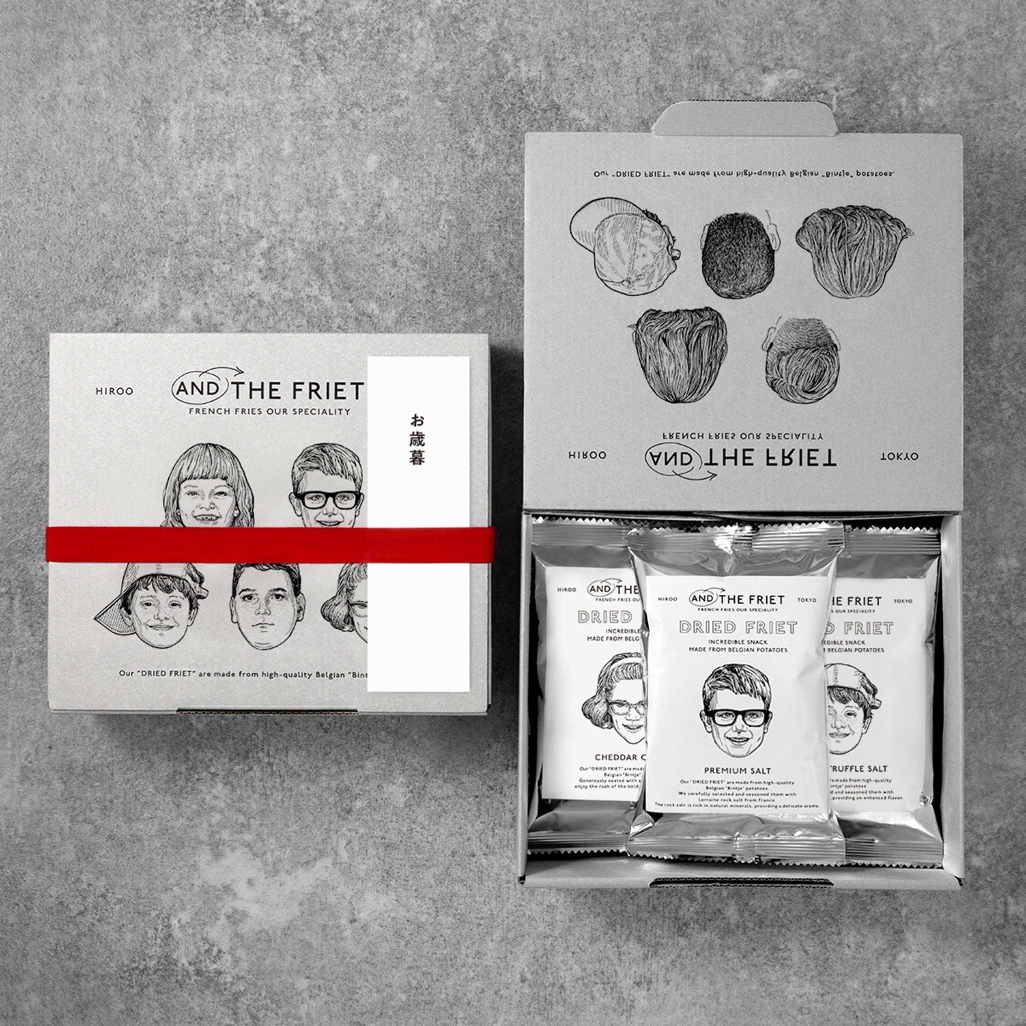 熨斗付：ミニ5個：MINI 5-PACK GIFT BOX