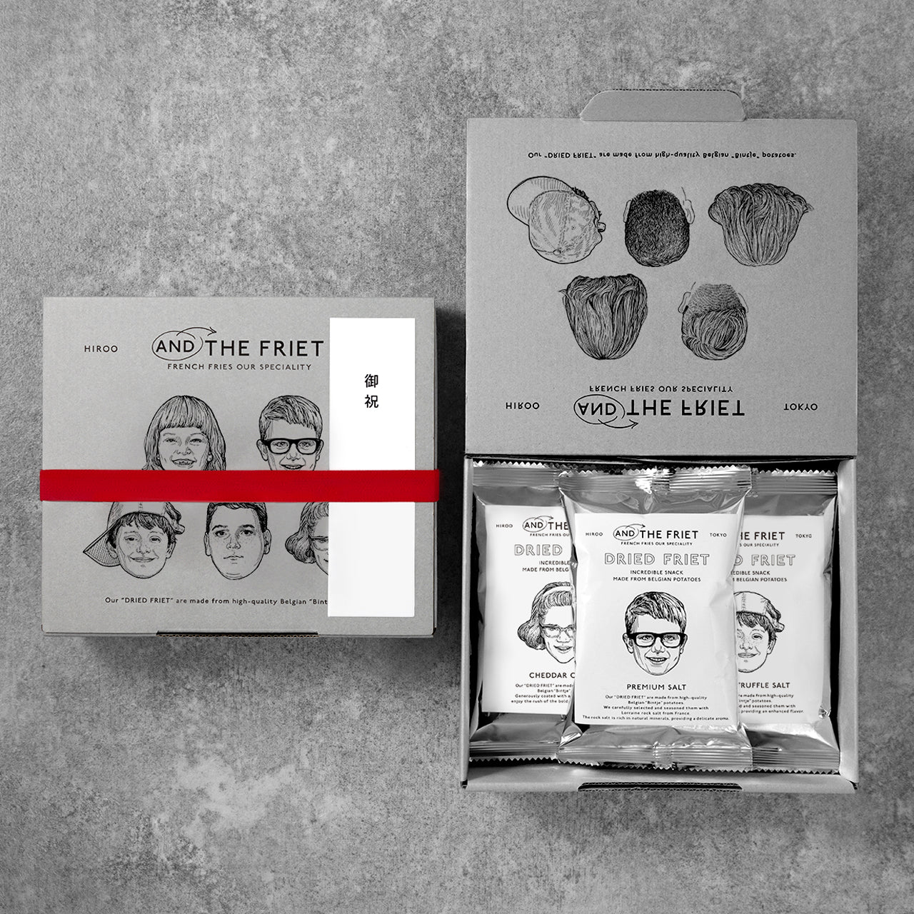 熨斗付：ミニ5個：MINI 5-PACK GIFT BOX