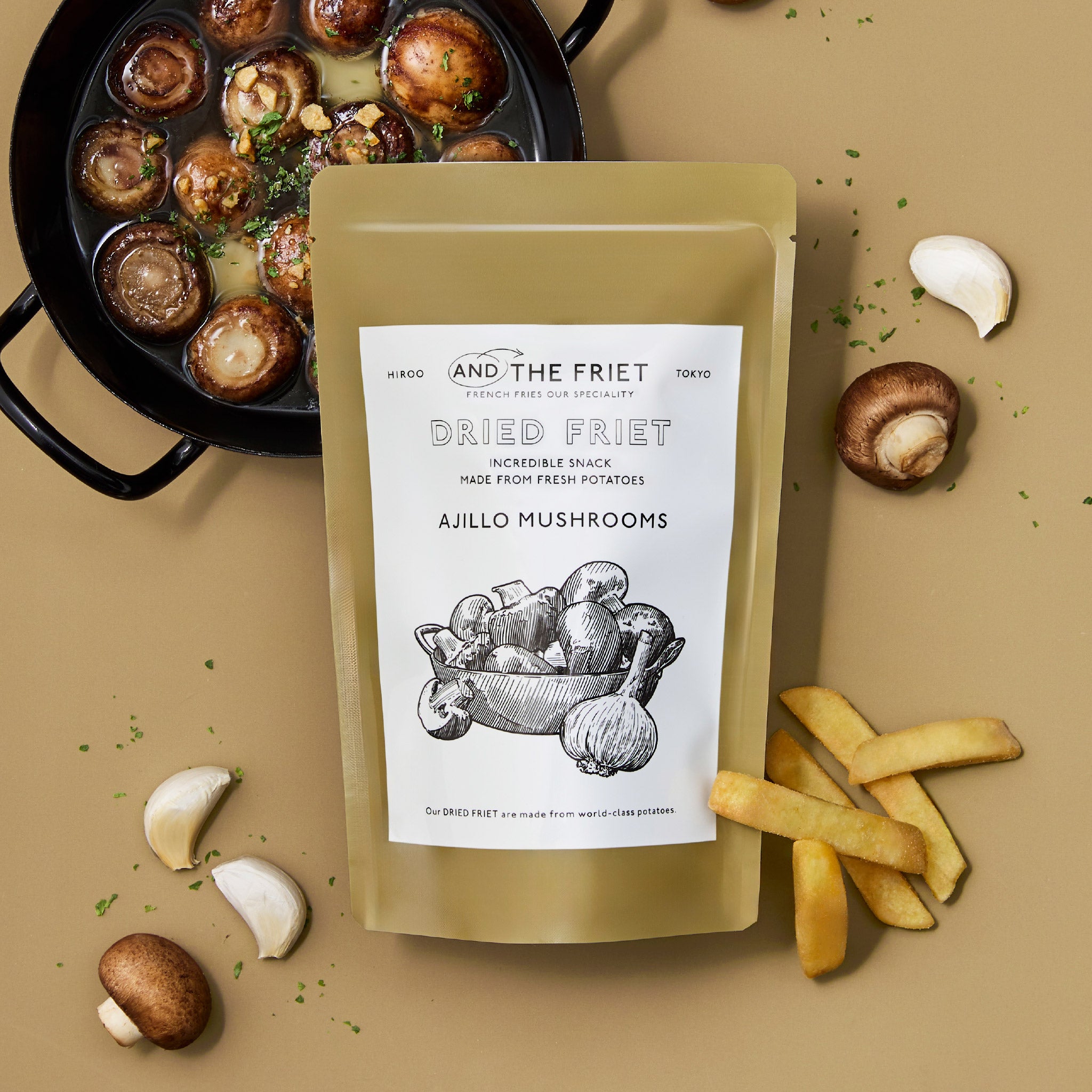 VIP会員限定：マッシュルームアヒージョ：AJILLO MUSHROOMS