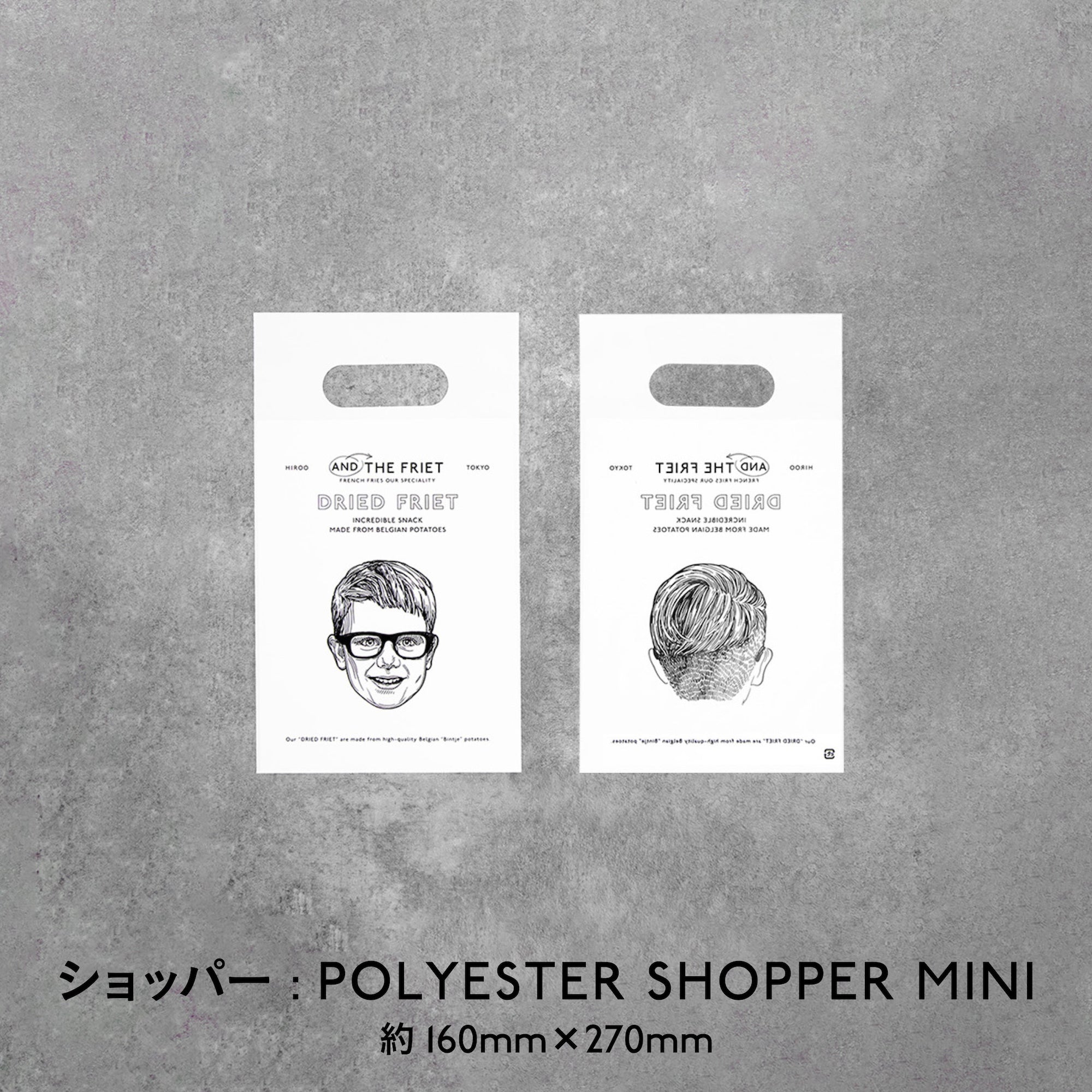 ショッパー：POLYESTER SHOPPER MINI